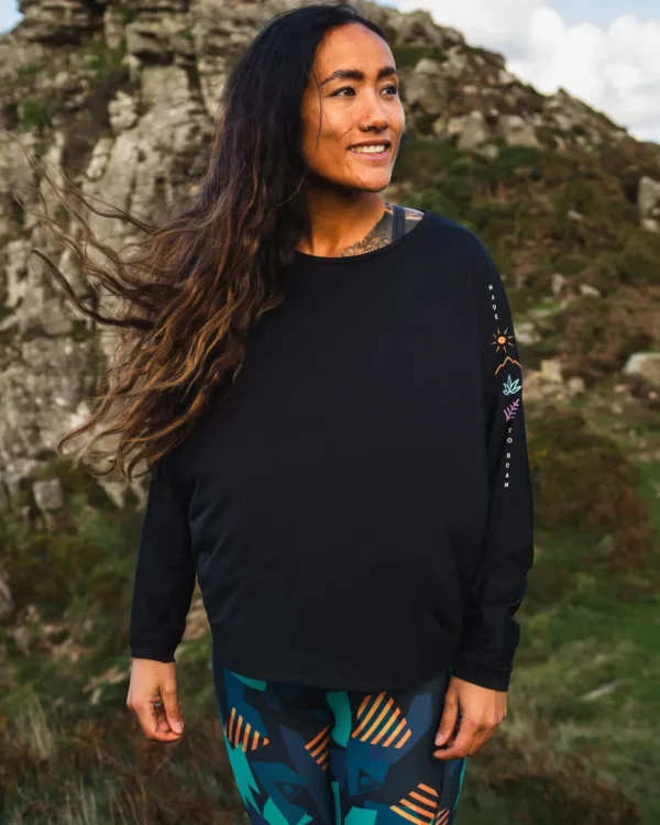 Flash Sale Passenger Hatha Recycled Active Top Black