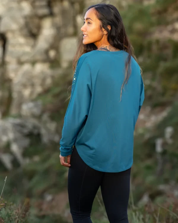 Discount Passenger Hatha Recycled Active Top Corsair Blue