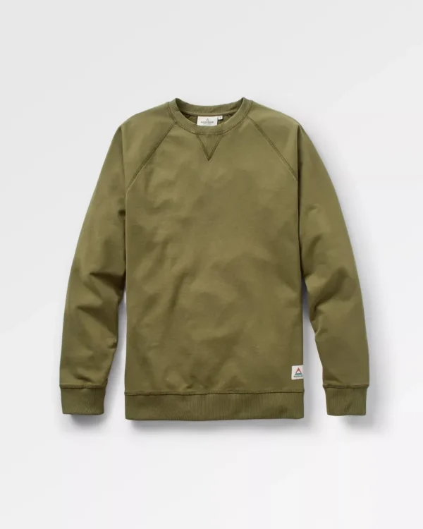 Flash Sale Passenger Heritage Recycled Cotton Sweatshirt Khaki