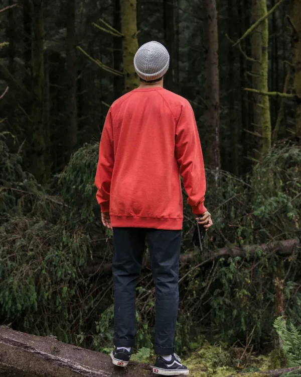 Sale Passenger Heritage Recycled Cotton Sweatshirt Cardinal