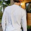 Outlet Passenger Heritage Recycled Cotton LS T-Shirt White