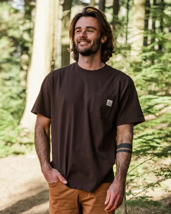 Best Passenger Heritage Recycled Relaxed Fit T-Shirt Java