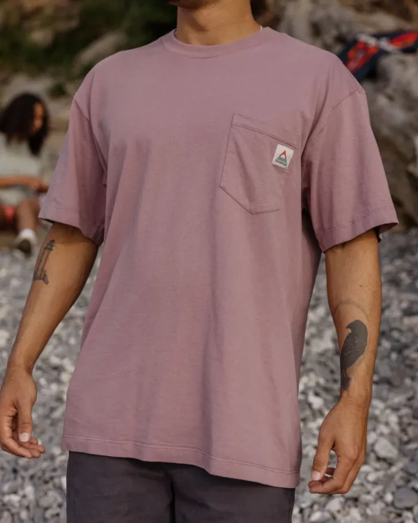 Cheap Passenger Heritage Recycled Relaxed Fit T-Shirt Grape