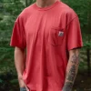 Sale Passenger Heritage Recycled Relaxed Fit T-Shirt Cardinal