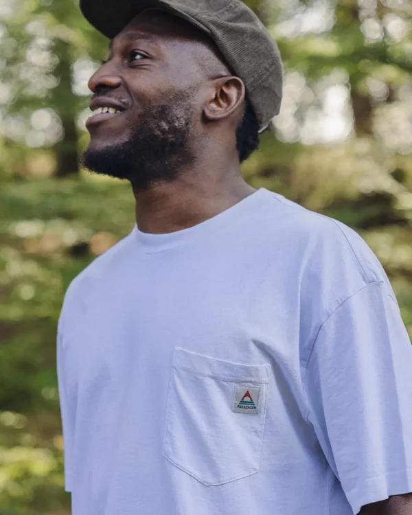 Store Floris van Bommel Heritage Recycled Relaxed Fit T-Shirt Pale Blue