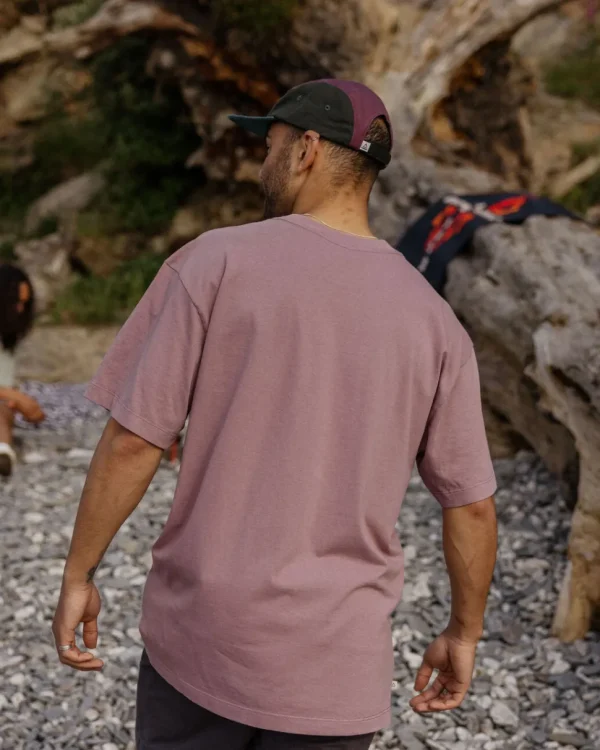 Cheap Passenger Heritage Recycled Relaxed Fit T-Shirt Grape