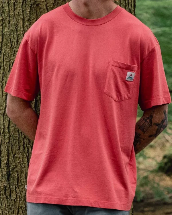 Sale Passenger Heritage Recycled Relaxed Fit T-Shirt Cardinal