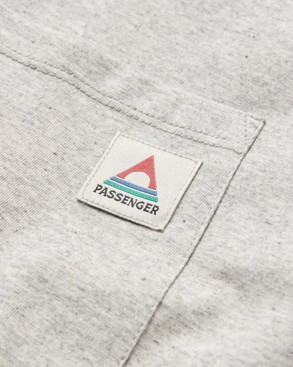 Sale Passenger Heritage Recycled Relaxed Fit LS T-Shirt Grey Marl