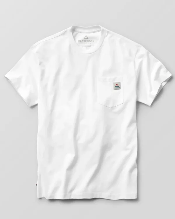 Cheap Passenger Heritage Recycled Relaxed Fit T-Shirt White