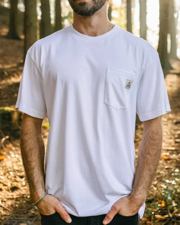 Cheap Passenger Heritage Recycled Relaxed Fit T-Shirt White