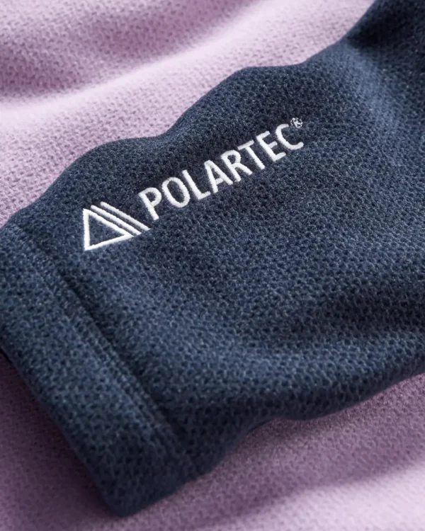 Cheap Floris van Bommel Highland Recycled Polartec® Fleece Lilac/ Deep Navy
