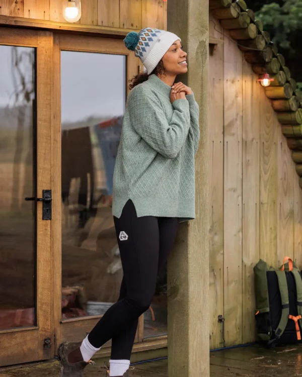Flash Sale Passenger Hinterland Recycled Knitted Jumper Pistachio