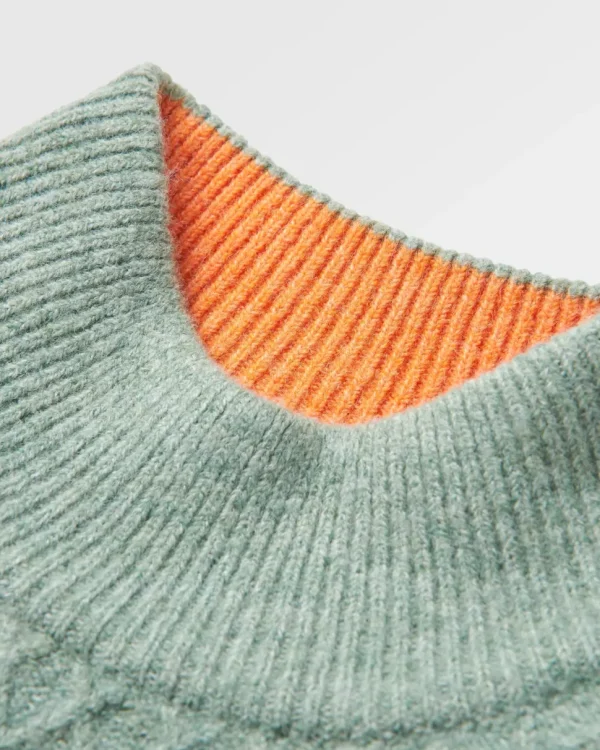 Flash Sale Passenger Hinterland Recycled Knitted Jumper Pistachio