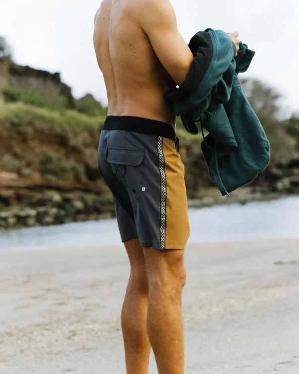 Best Floris van Bommel Hollow Recycled Boardshort Coconut