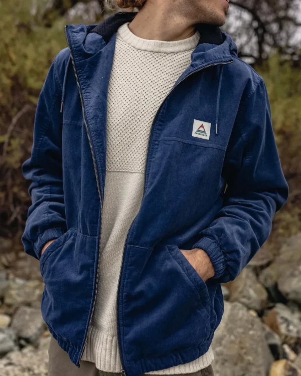 Outlet Floris van Bommel Horizon Cord Jacket Dark Denim