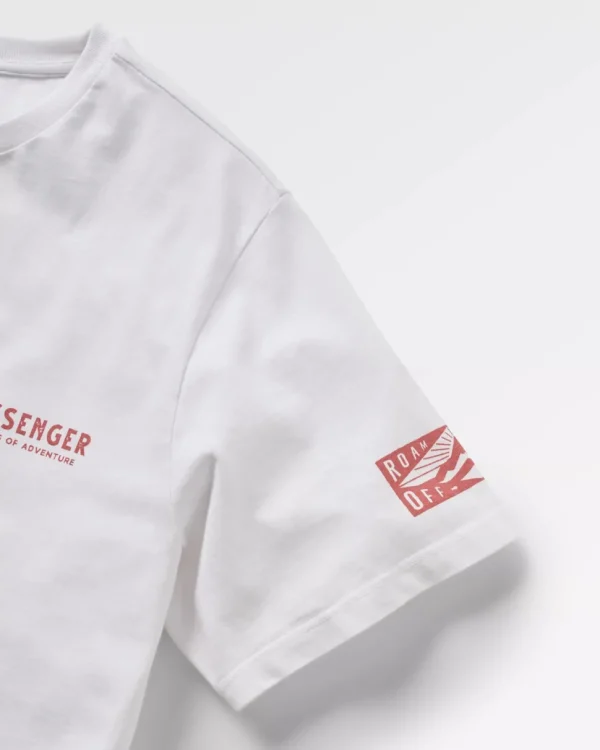 Outlet Passenger Icon Recycled Cotton T-Shirt White