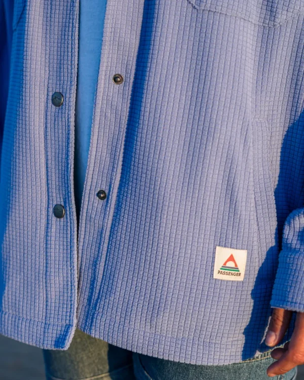 Fashion Passenger Iguazu Grid Polar Fleece Shirt Baja