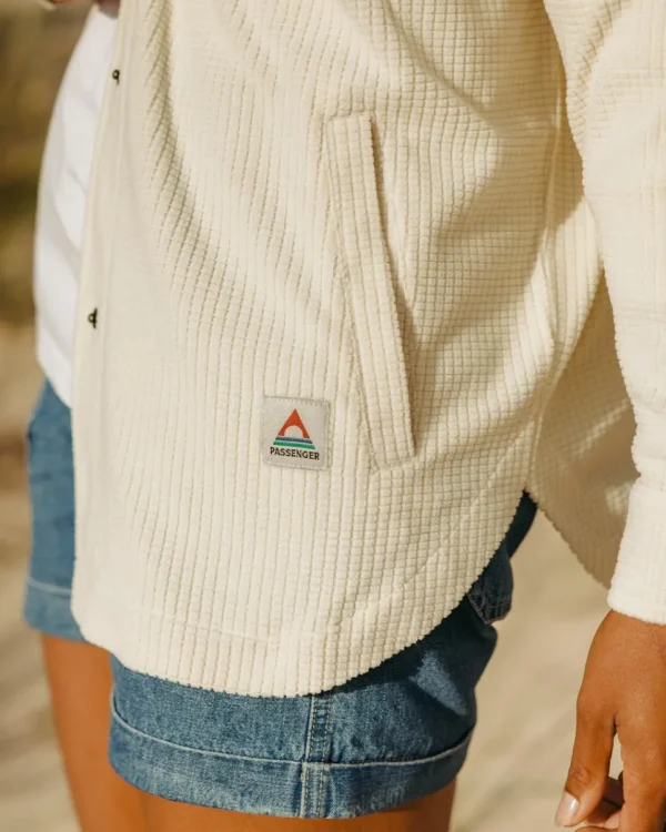 Fashion Passenger Iguazu Grid Polar Fleece Shirt Birch