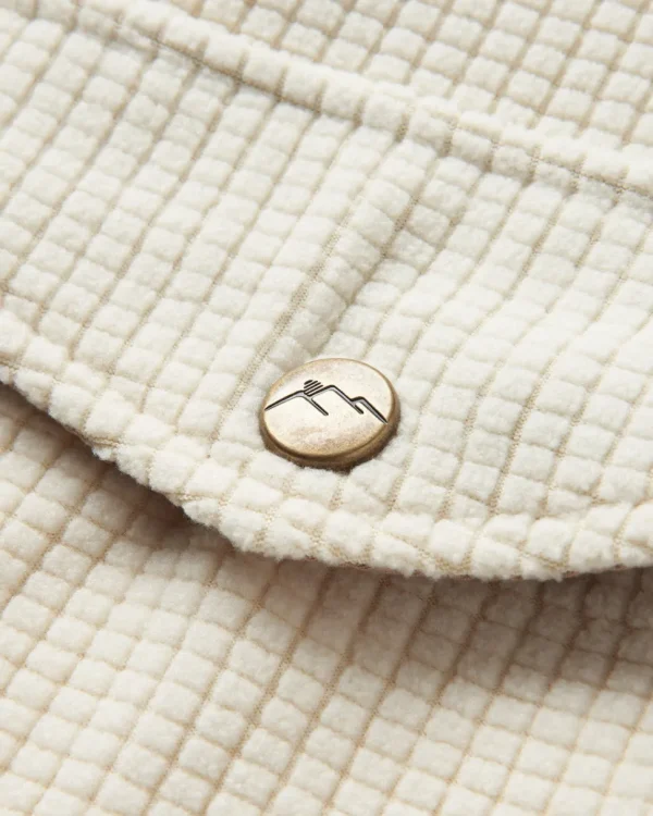 Fashion Passenger Iguazu Grid Polar Fleece Shirt Birch