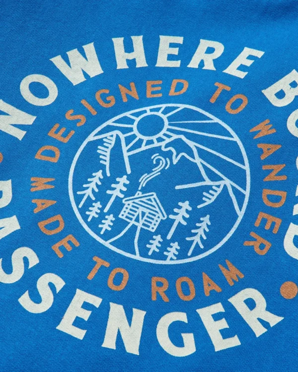Cheap Passenger In The Woods Hoodie True Blue