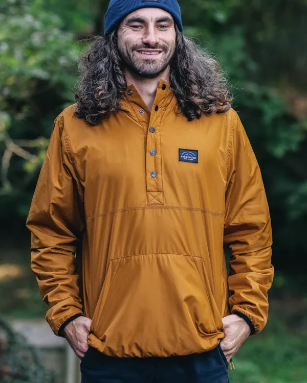 Sale Floris van Bommel Journey Recycled Reversible Jacket Golden Brown