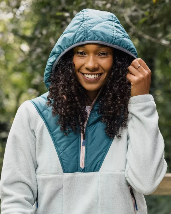 Discount Passenger Juana Recycled Polar Hooded Fleece Surf Spray