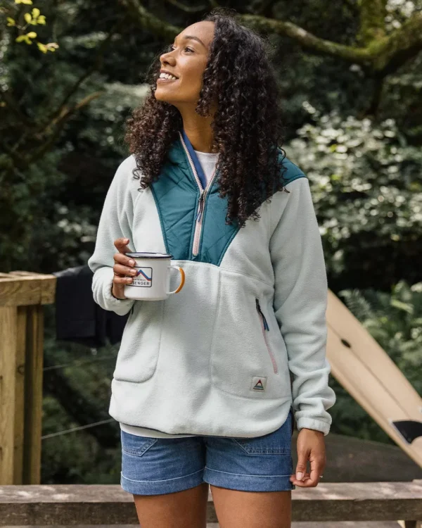 Discount Passenger Juana Recycled Polar Hooded Fleece Surf Spray