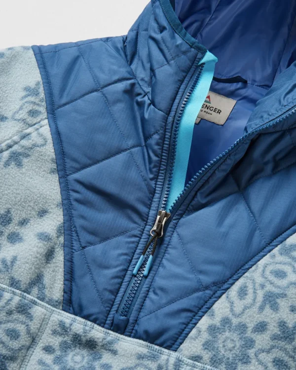 Flash Sale Passenger Juana Recycled Polar Hooded Fleece Large Tile Washed Blue