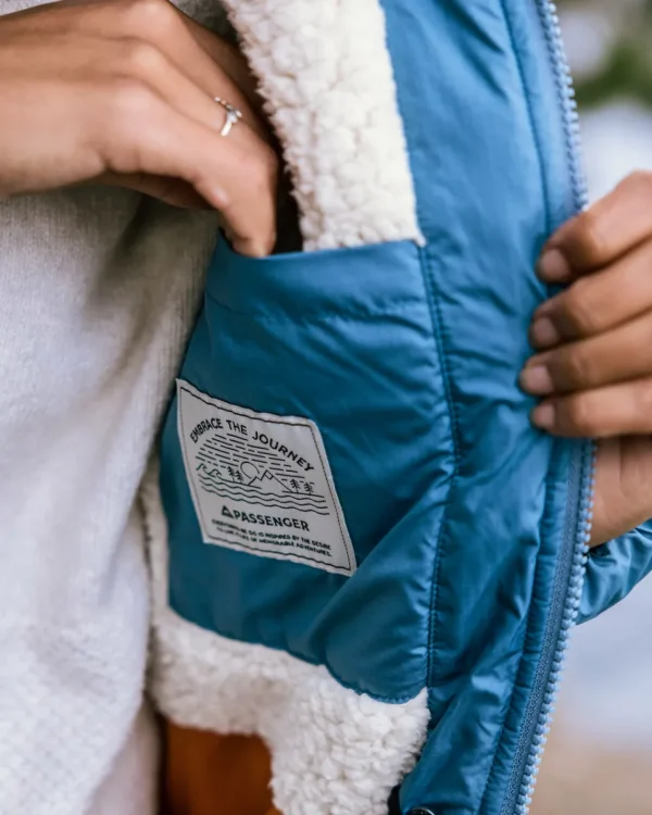 Sale Passenger Kinsey Recycled 2.0 Jacket Washed Blue