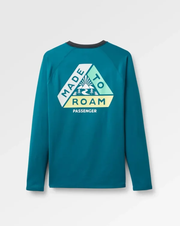Fashion Passenger Lakeside Recycled Active T-Shirt Tidal Blue