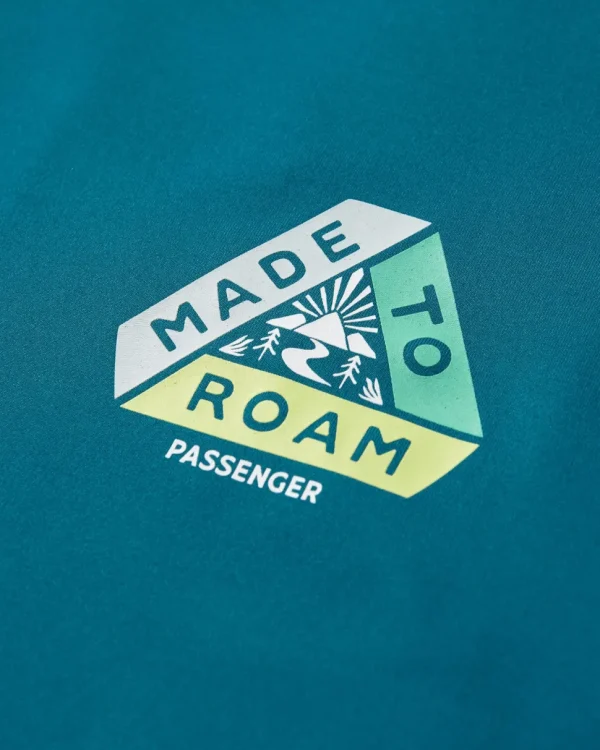 Fashion Passenger Lakeside Recycled Active T-Shirt Tidal Blue