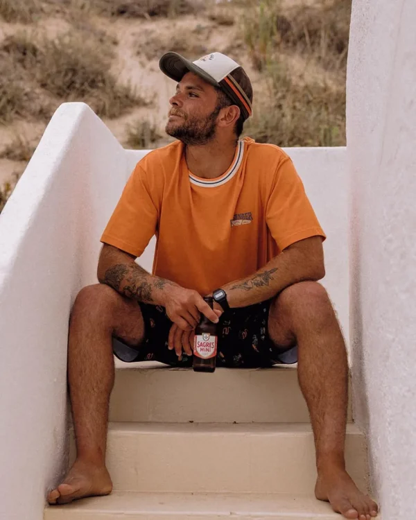 Store Floris van Bommel Lauca Recycled Relaxed Fit T-Shirt Tangerine