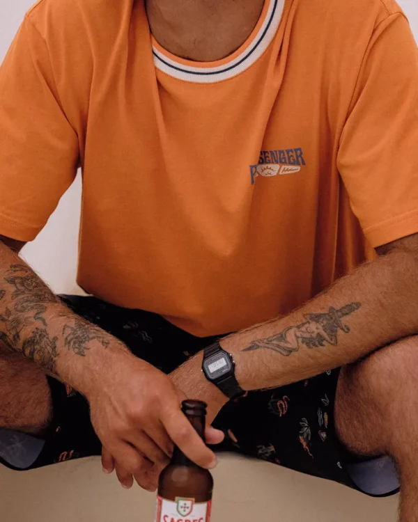 Store Floris van Bommel Lauca Recycled Relaxed Fit T-Shirt Tangerine