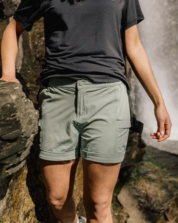 Sale Passenger Laura Fixed Waist Short Pistachio
