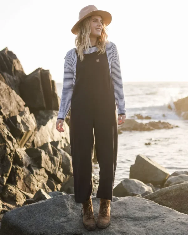 Sale Passenger Lazy Day Dungarees Faded Black
