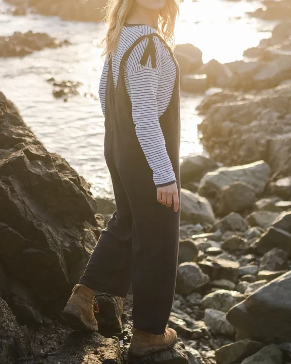 Sale Passenger Lazy Day Dungarees Faded Black