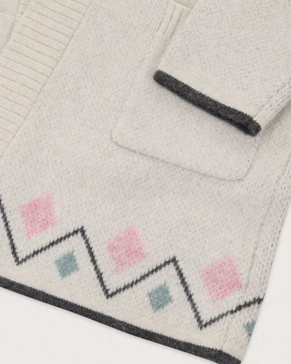 Sale Passenger Leif Recycled Yarn Cardigan Off White
