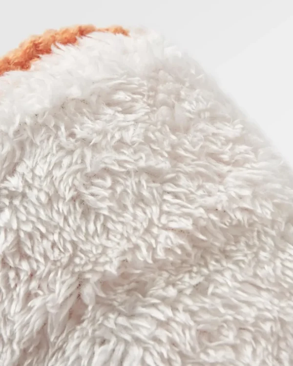 Online Passenger Lily Recycled Fleece Lined Fingerless Mittens Apricot