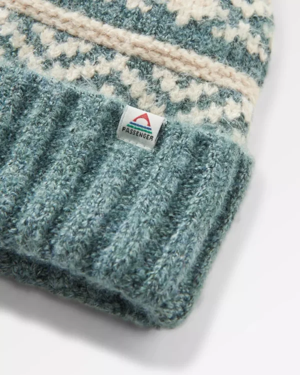 Store Floris van Bommel Lodge Recycled Bobble Hat Dark Forest