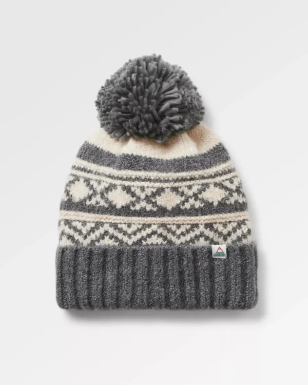 Cheap Floris van Bommel Lodge Recycled Bobble Hat Black