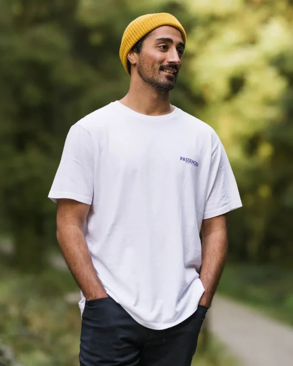 Shop Passenger Love The Wild Recycled Cotton T-Shirt White