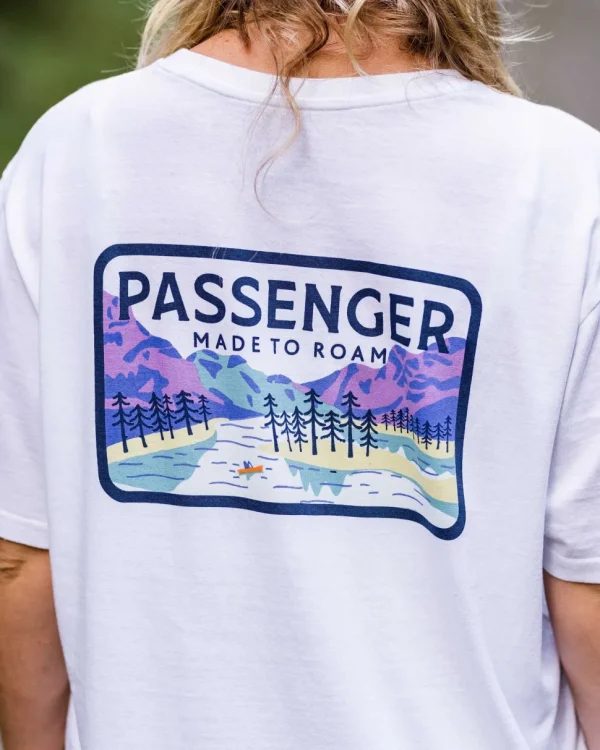 Shop Passenger Love The Wild Recycled Cotton T-Shirt White