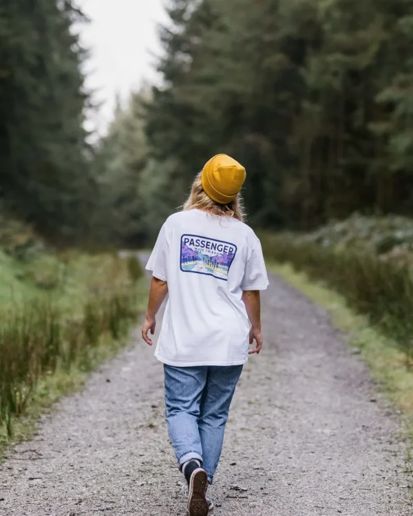 Shop Passenger Love The Wild Recycled Cotton T-Shirt White