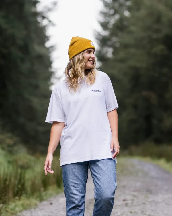 Shop Passenger Love The Wild Recycled Cotton T-Shirt White