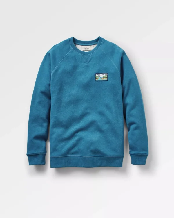 Discount Passenger Love The Wild Sweatshirt Blue Steel Marl