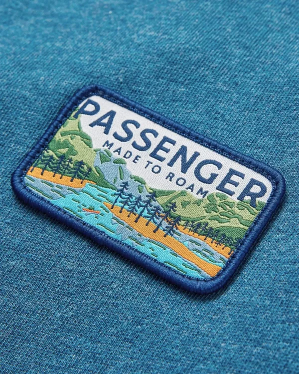 Discount Passenger Love The Wild Sweatshirt Blue Steel Marl