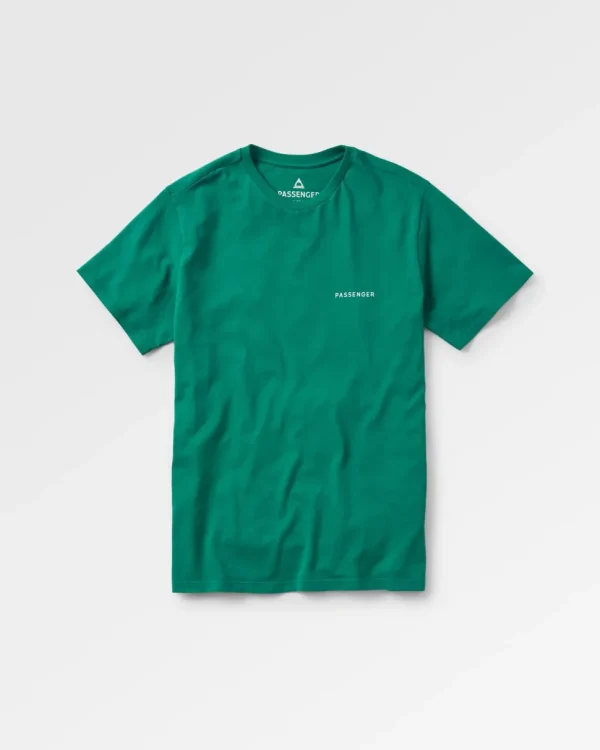 New Passenger Made To Roam Recycled Cotton T-Shirt Forest Green