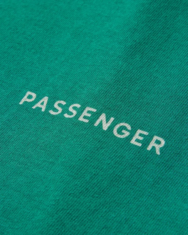New Passenger Made To Roam Recycled Cotton T-Shirt Forest Green