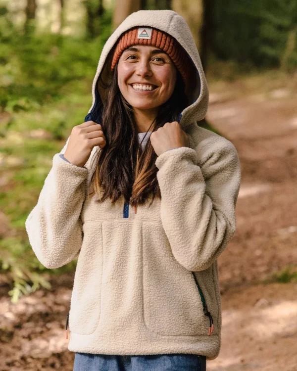Cheap Passenger Maine 2.0 1/2 Zip Recycled Sherpa Fleece Oatmeal