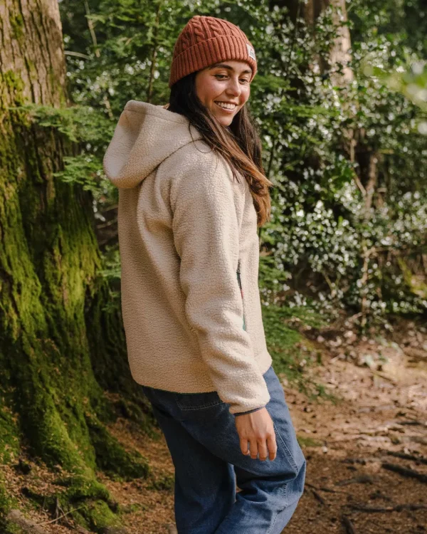Cheap Passenger Maine 2.0 1/2 Zip Recycled Sherpa Fleece Oatmeal